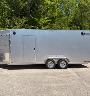 SxS / Snowmobile Trailer | 7.5' x 18' + V | SNO9018