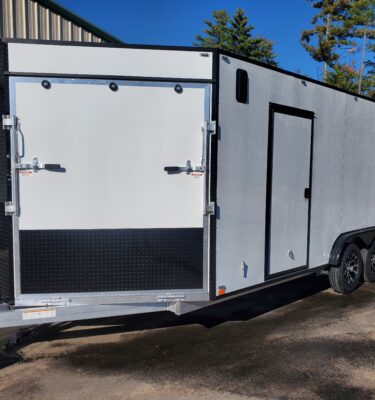SxS / Snowmobile Trailer | 7.5' x 18' + V | SNO9018