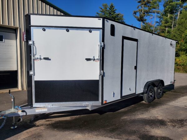 SxS / Snowmobile Trailer | 7.5' x 18' + V | SNO9018