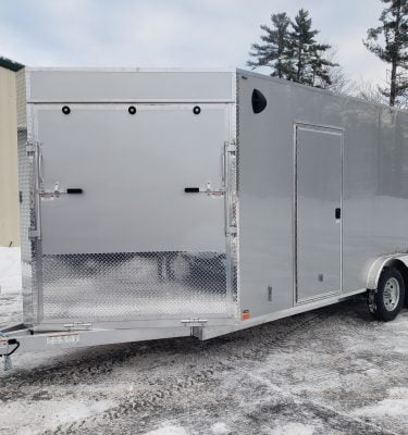 SxS / Snowmobile Trailer | 7.5' x 18' + V | SNO9018